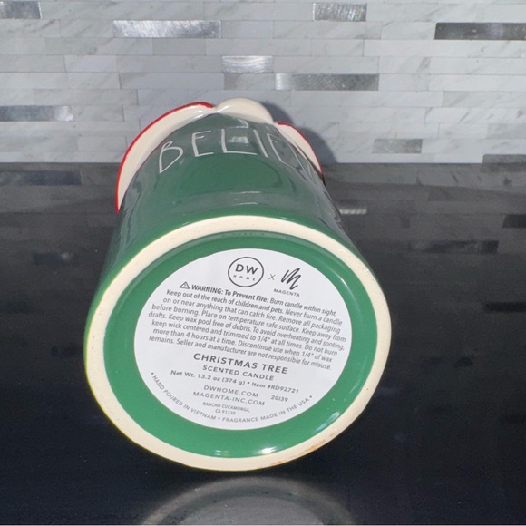 BNWT, Rae Dunn, Christmas candle with gnome topper - Picture 6 of 6